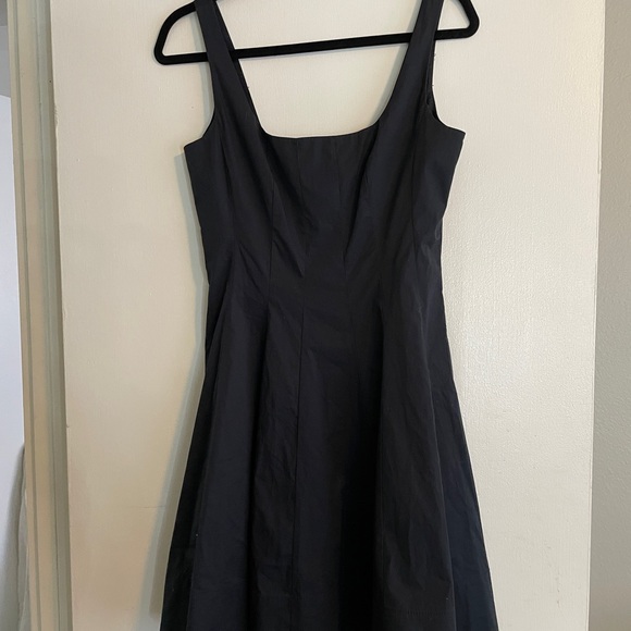 Staud Mini Wells Dress in Black Size 6 - Picture 4 of 5